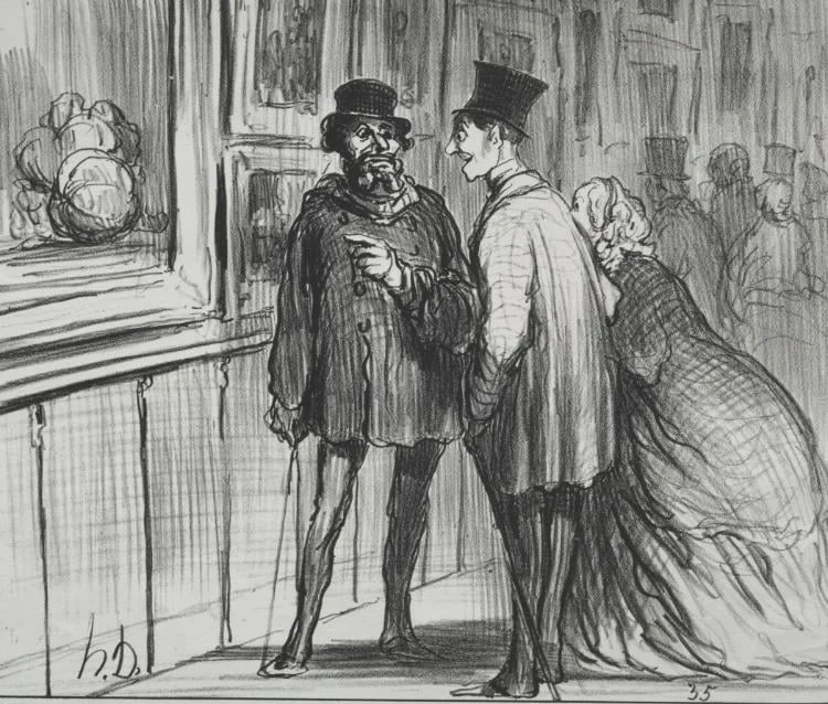 The Painter Who Had a Painting Refused., detail