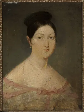 Portrait of a woman, by Jan Rustem, oil, 1808