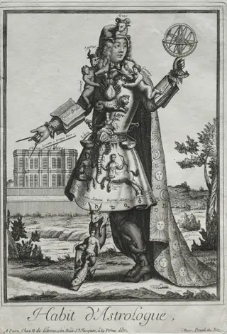 Fanciful Costumes: Costume of the Astrologer, by Nicolas de Larmessin II, 1690