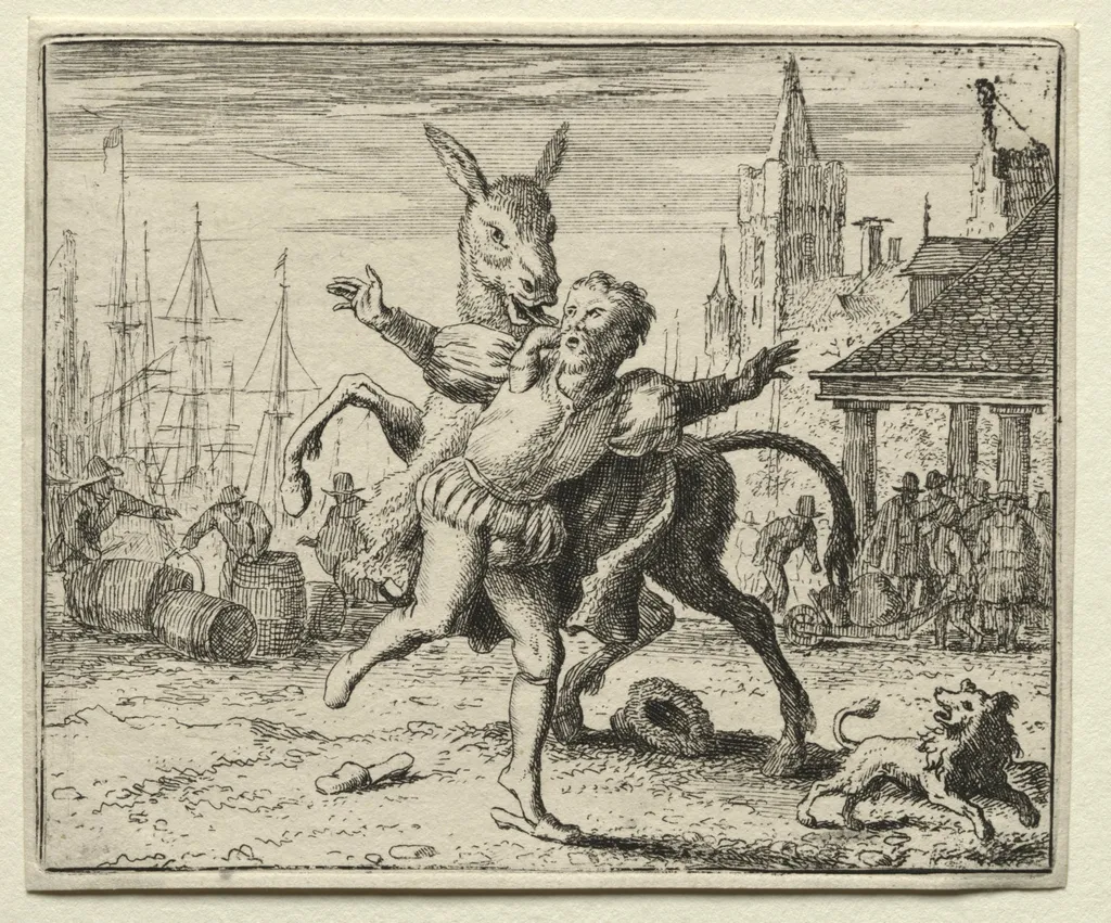 Reynard the Fox:  The Jealous Ass, by Allart van Everdingen, 1662