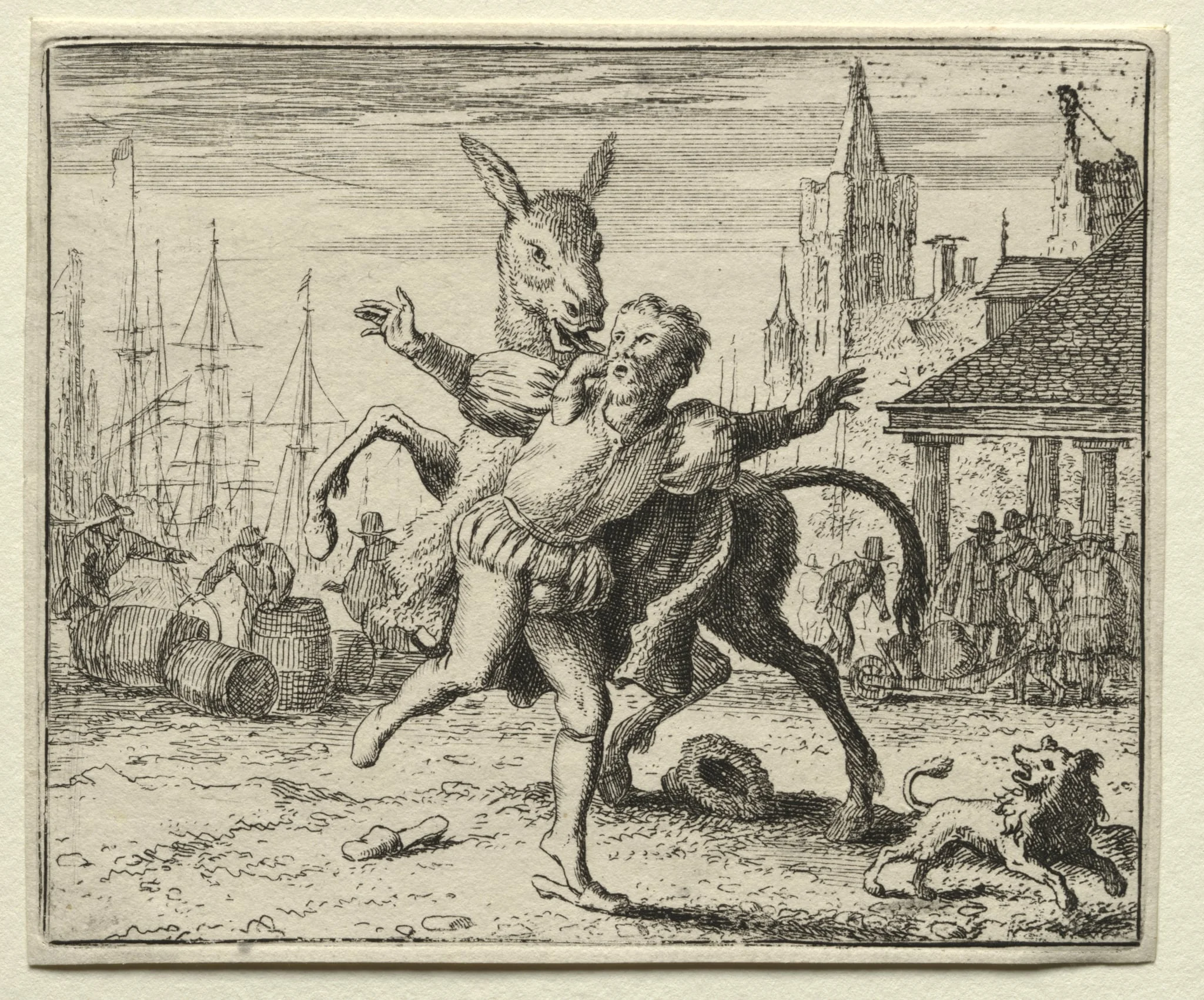 Reynard the Fox: The Jealous Ass, detail