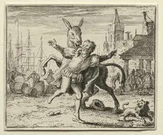 Reynard the Fox:  The Jealous Ass, by Allart van Everdingen, 1662