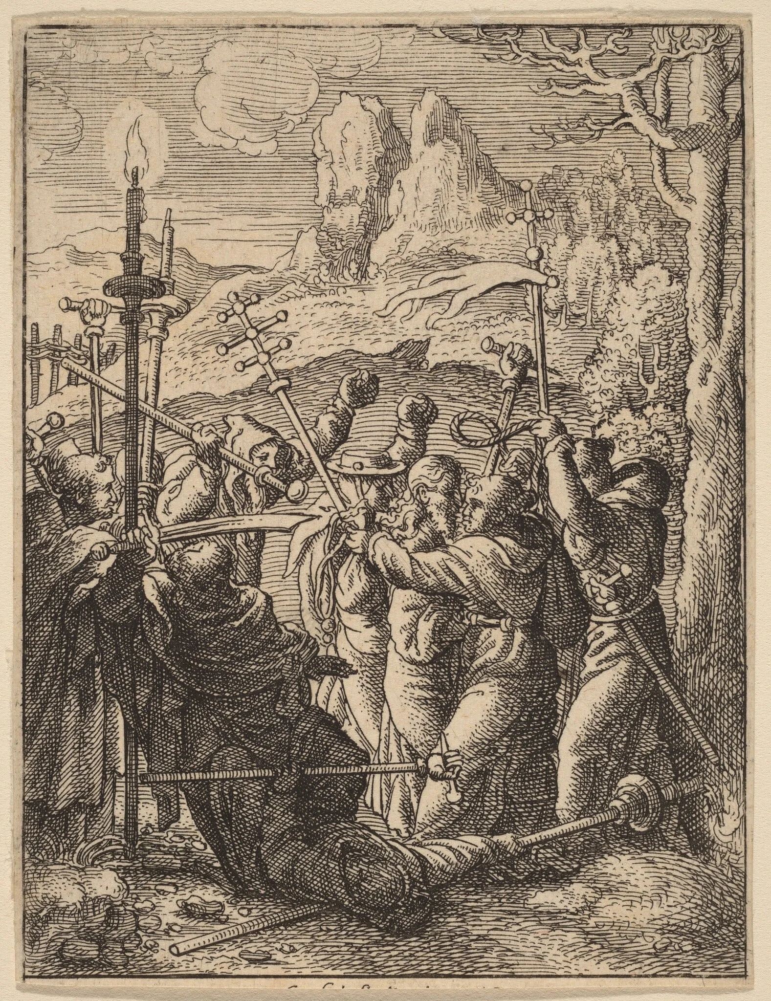 Jesus Taken, detail