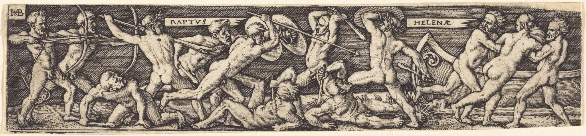 The Abduction of Helena, detail