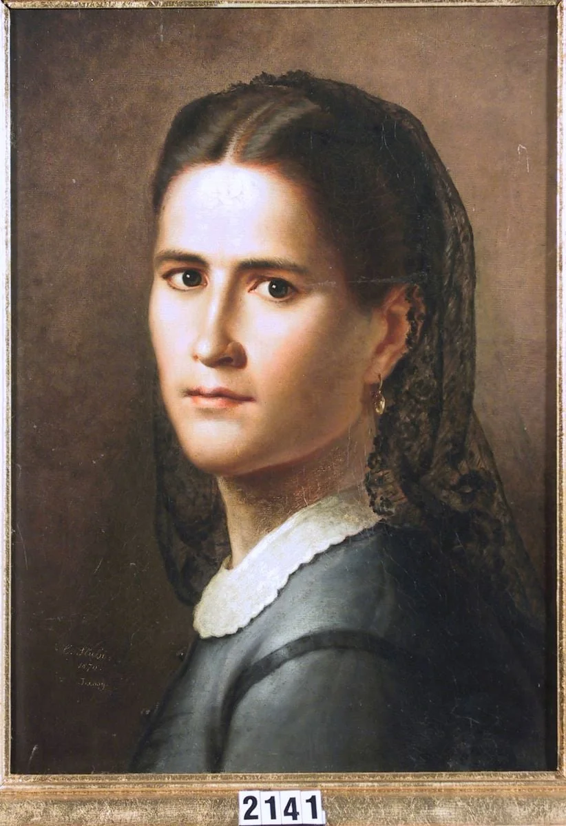 Portret de femeie, detail