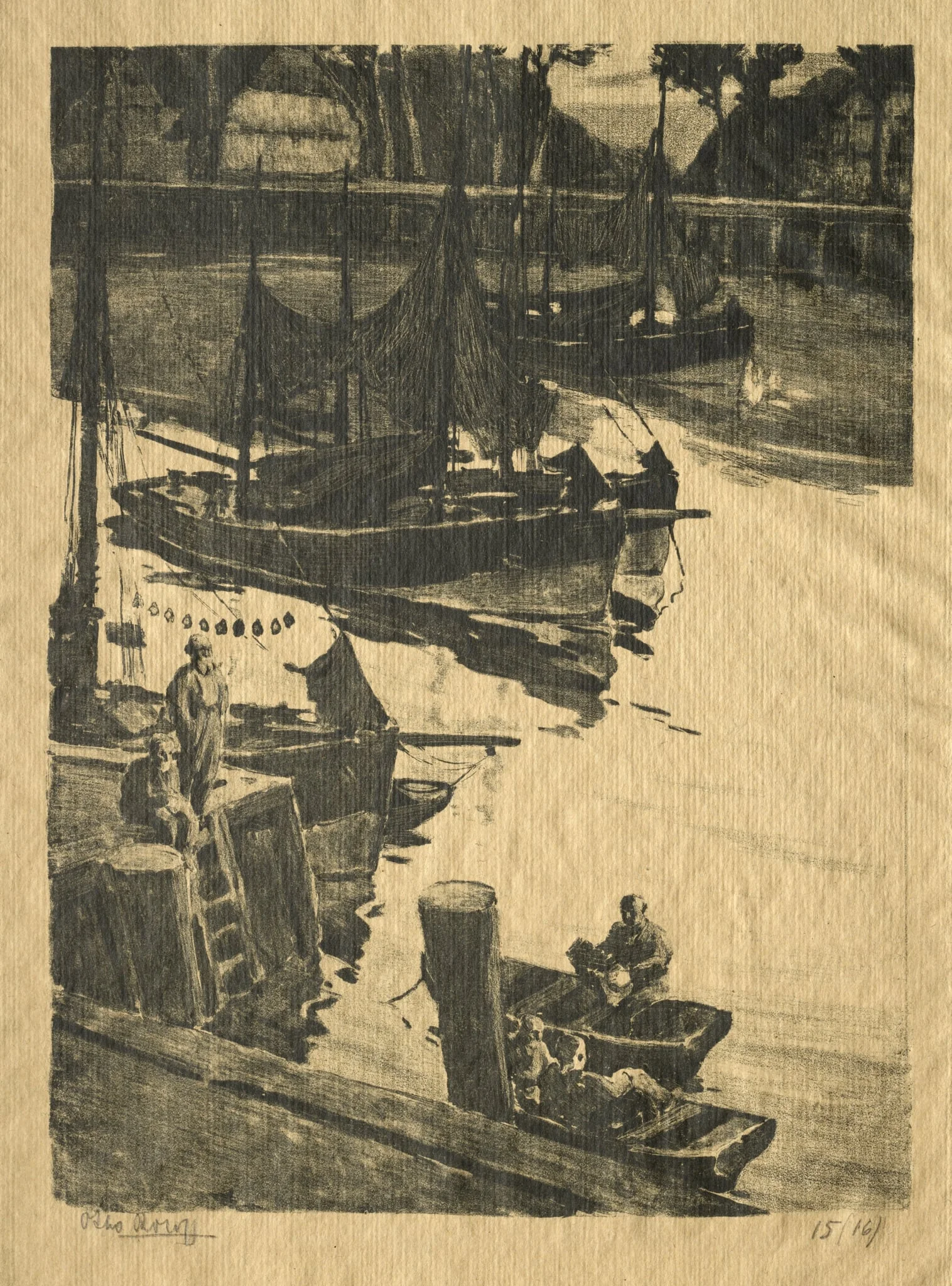 The Wharf, detail