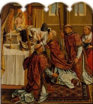 Missa de São Gregório, detail