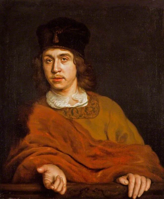 A Young Man in a Fur Cap, detail