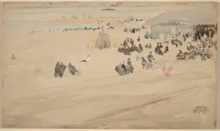 Beach Scene, by James McNeill Whistler, watercolor, 1885