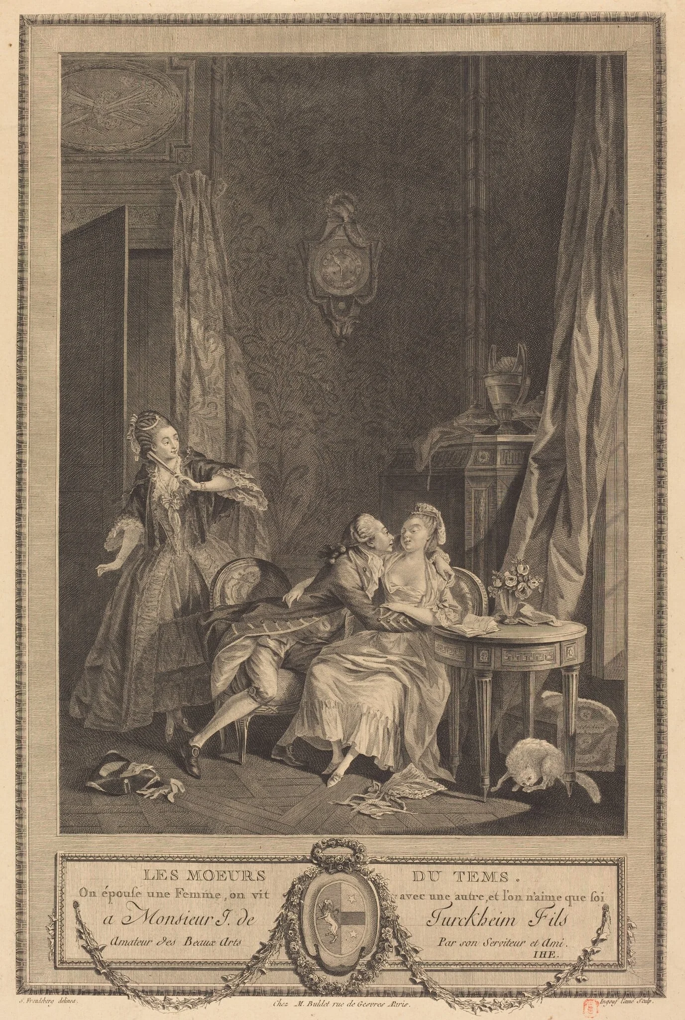 Les moeurs du temps, detail