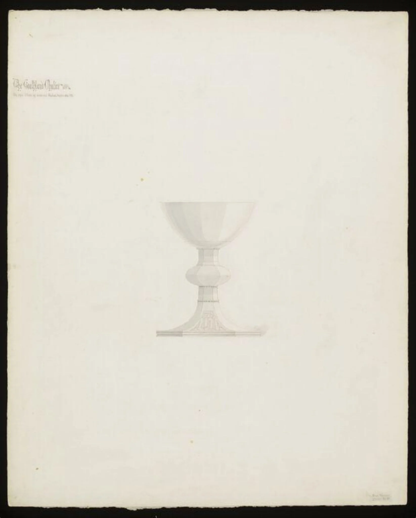The Goathland Chalice, detail