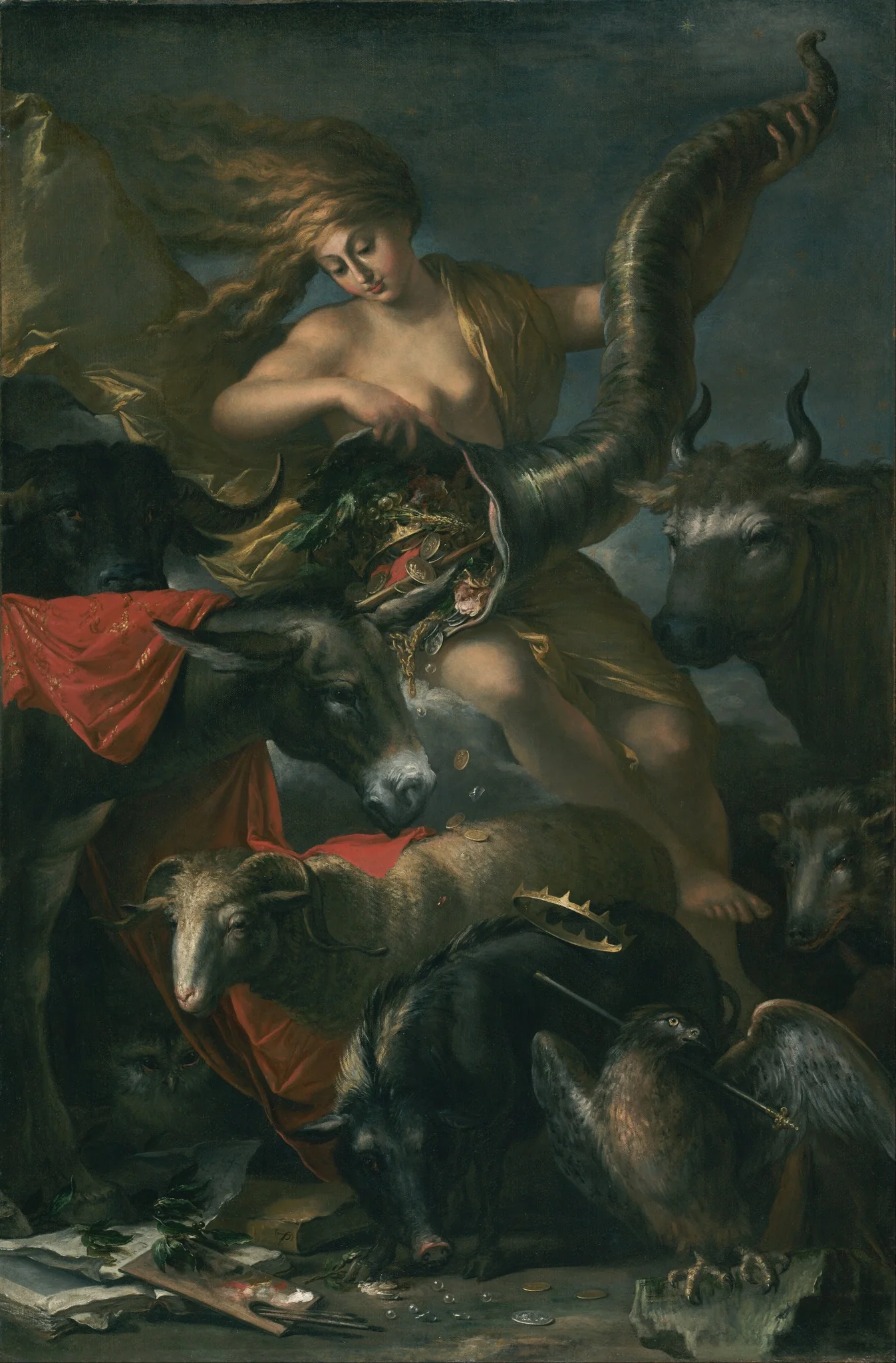 Allegory of Fortune, detail