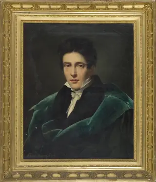Portrait of Monsieur Gest, by Alexandre Jean Dubois-Drahonet, unspecified, 1819