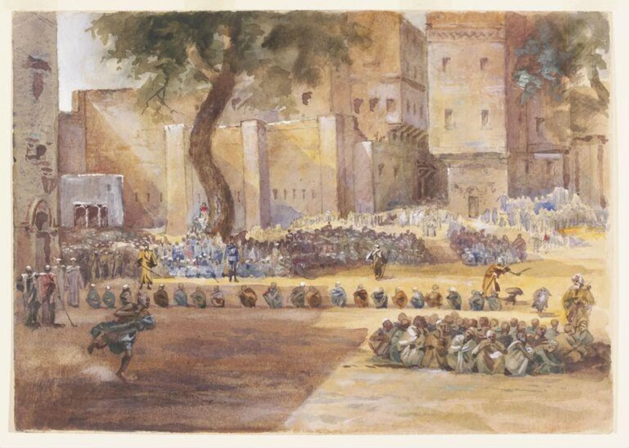 Recruiting at Assiut, detail