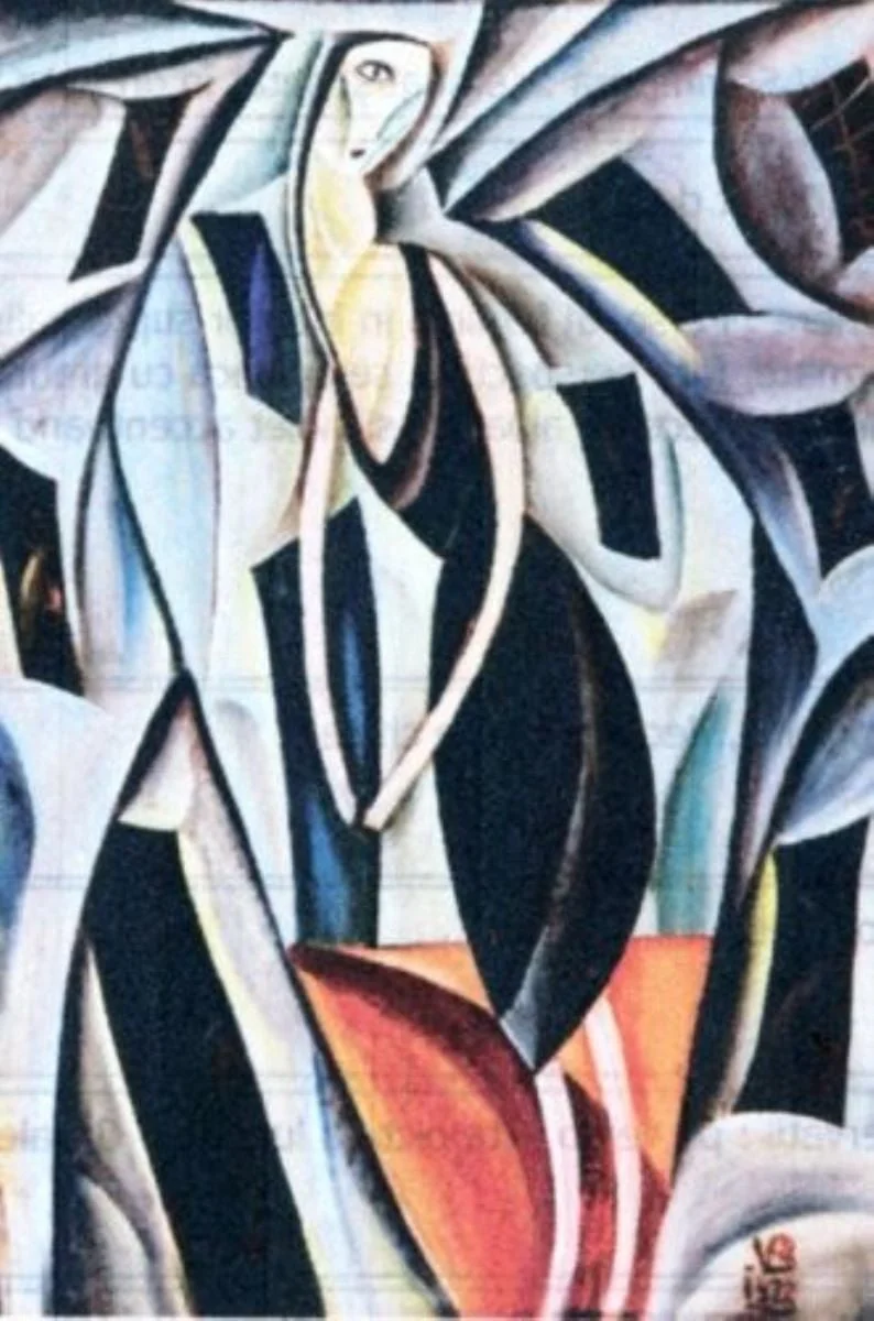 Muncitoare (față); Cavalerul trac (verso), detail