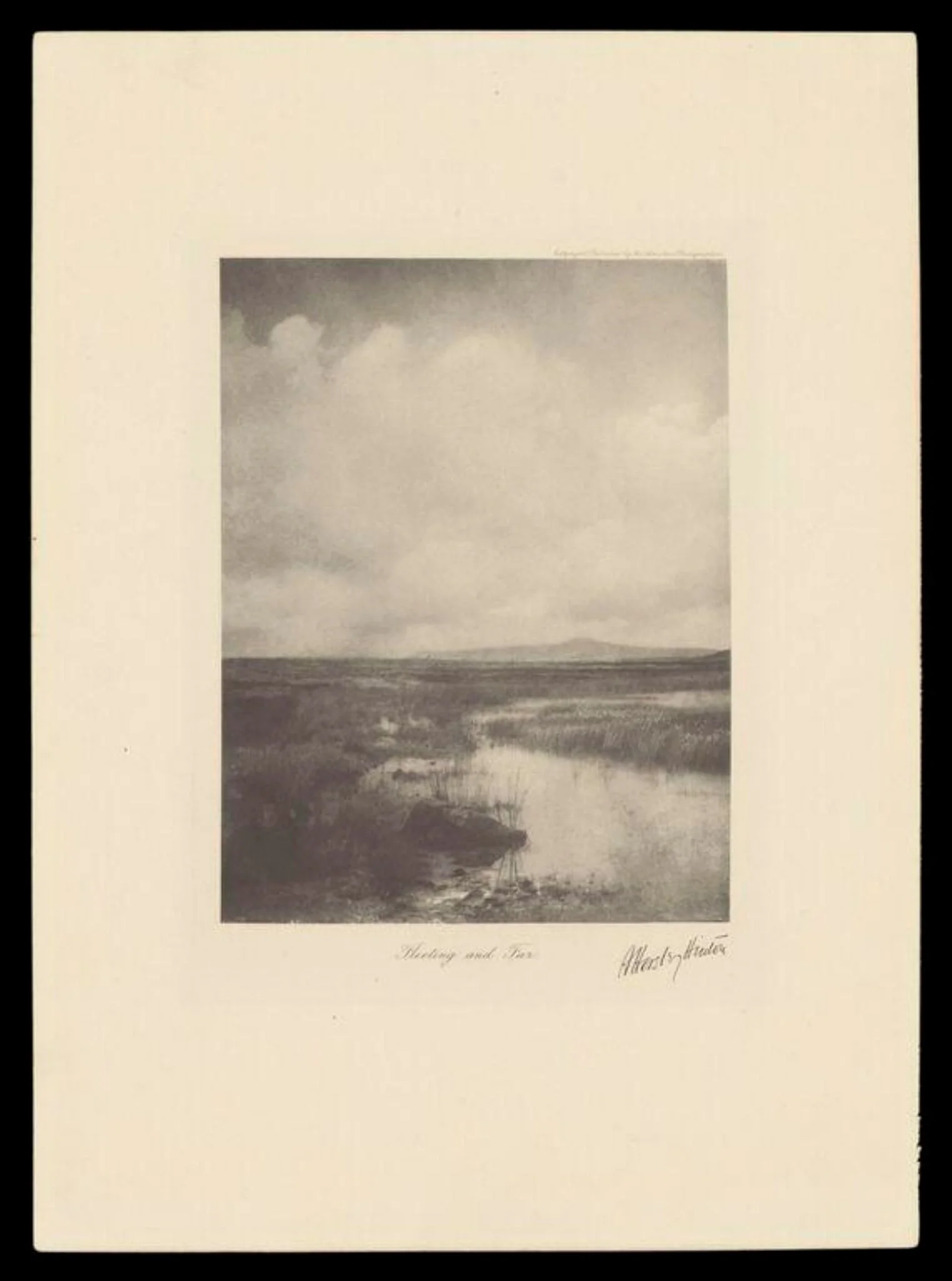 Portfolio of Pictures by A. Horsley Hinton, detail