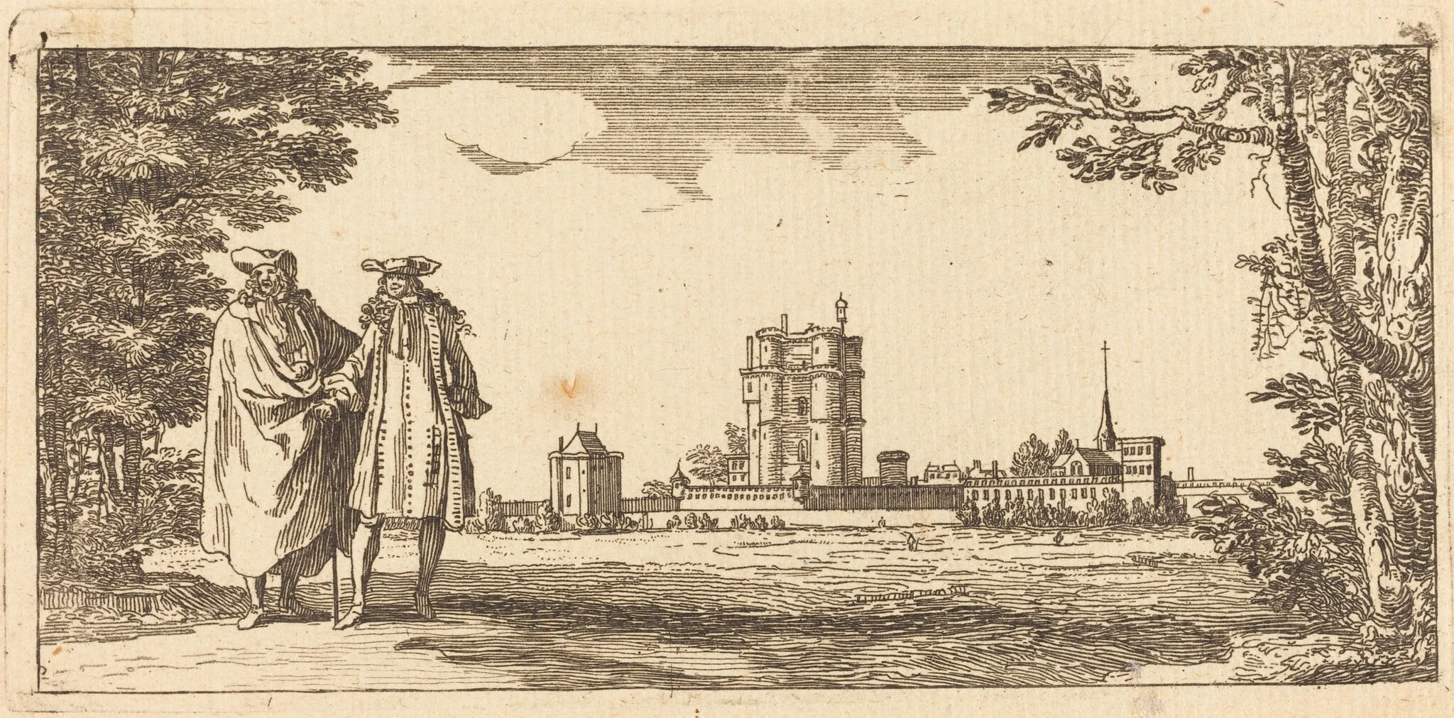 Plan general du Chasteau et petit Parc de Vincennes, detail