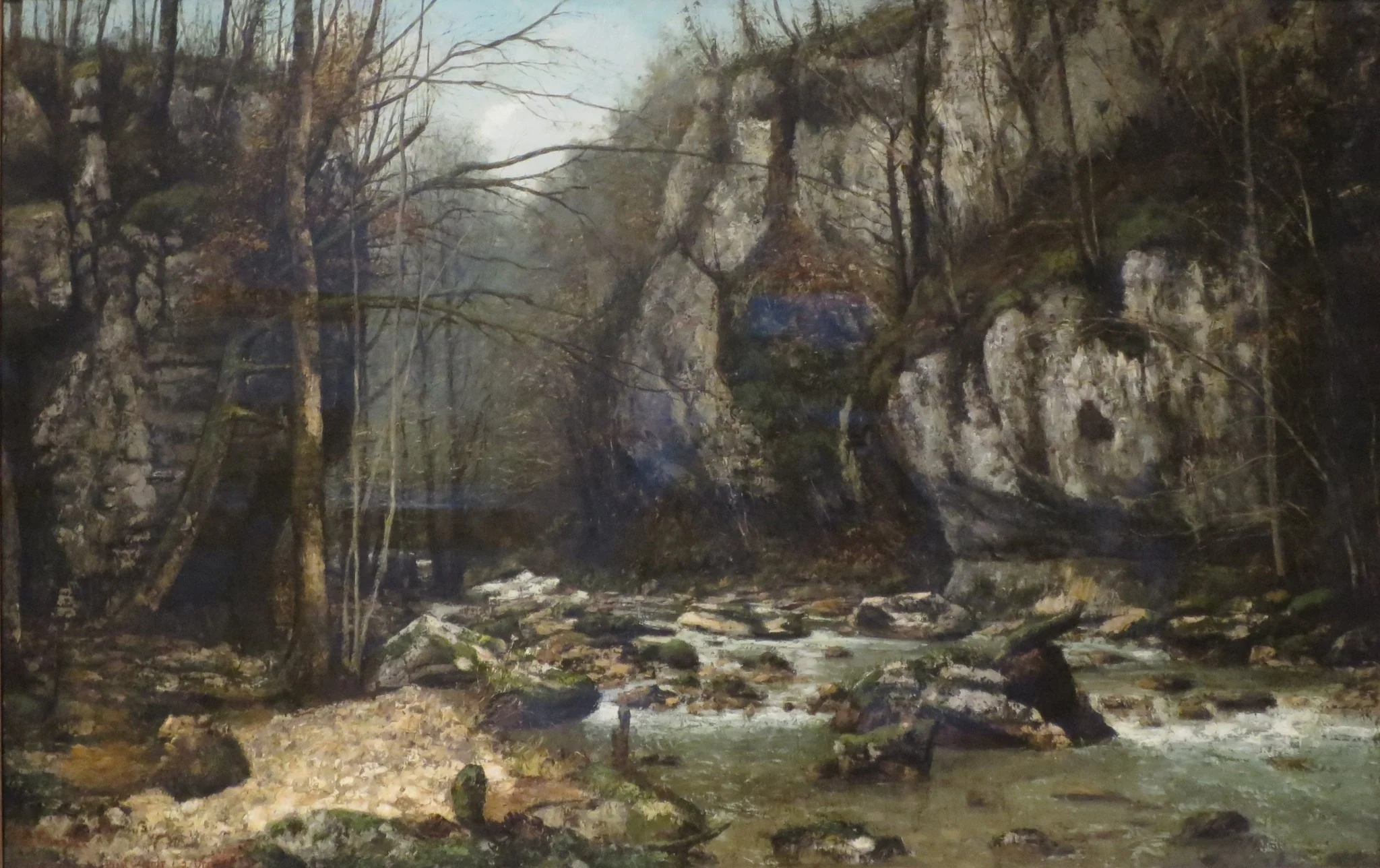 Stream of the Puits-Noir at Ornans, detail