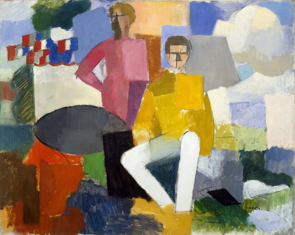 The Fourteenth of July, by Roger de La Fresnaye, oil, 1914