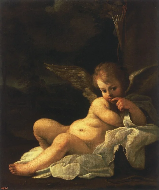 Cupid in a Landscape, detail