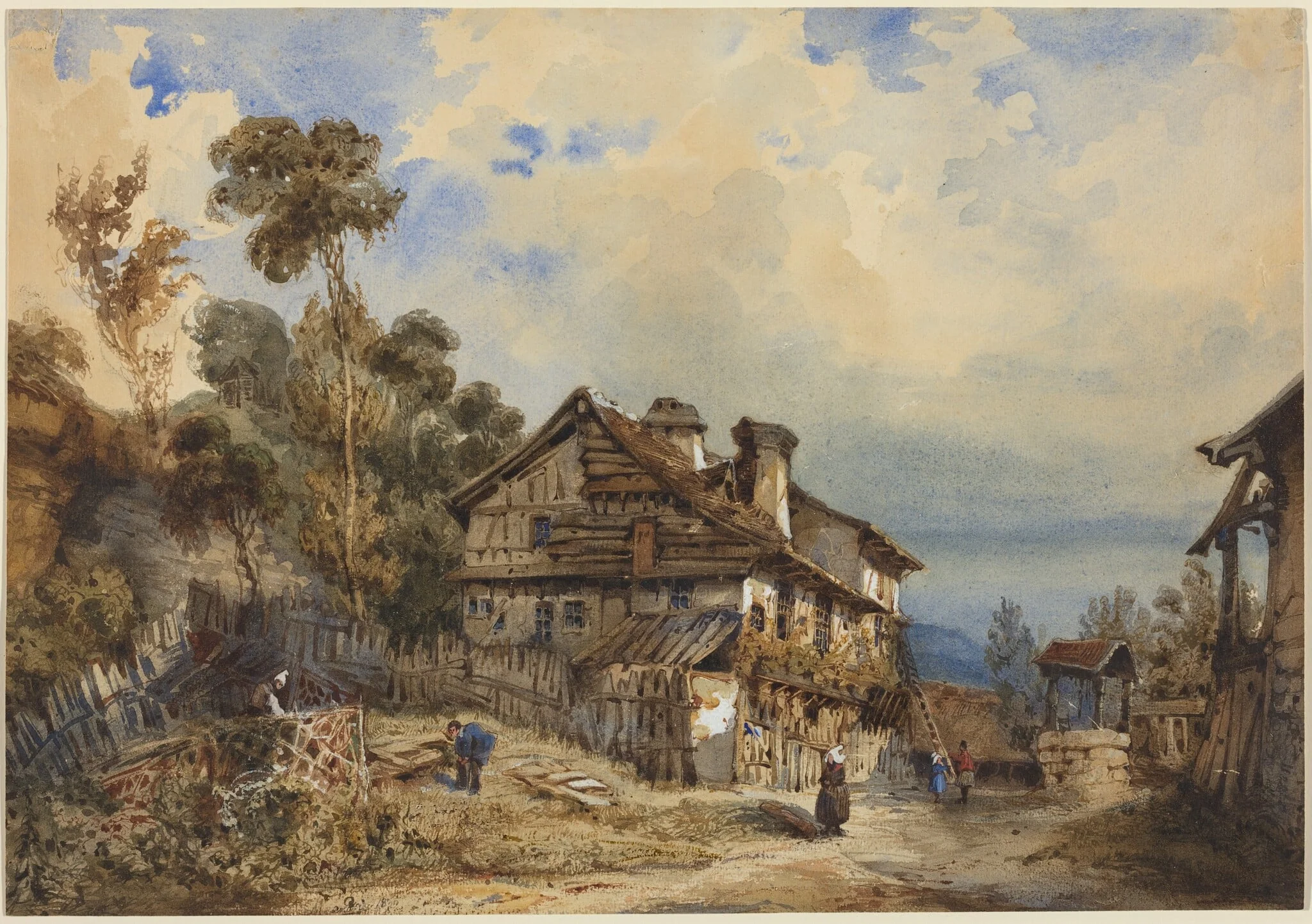 Rustic Landscape, detail