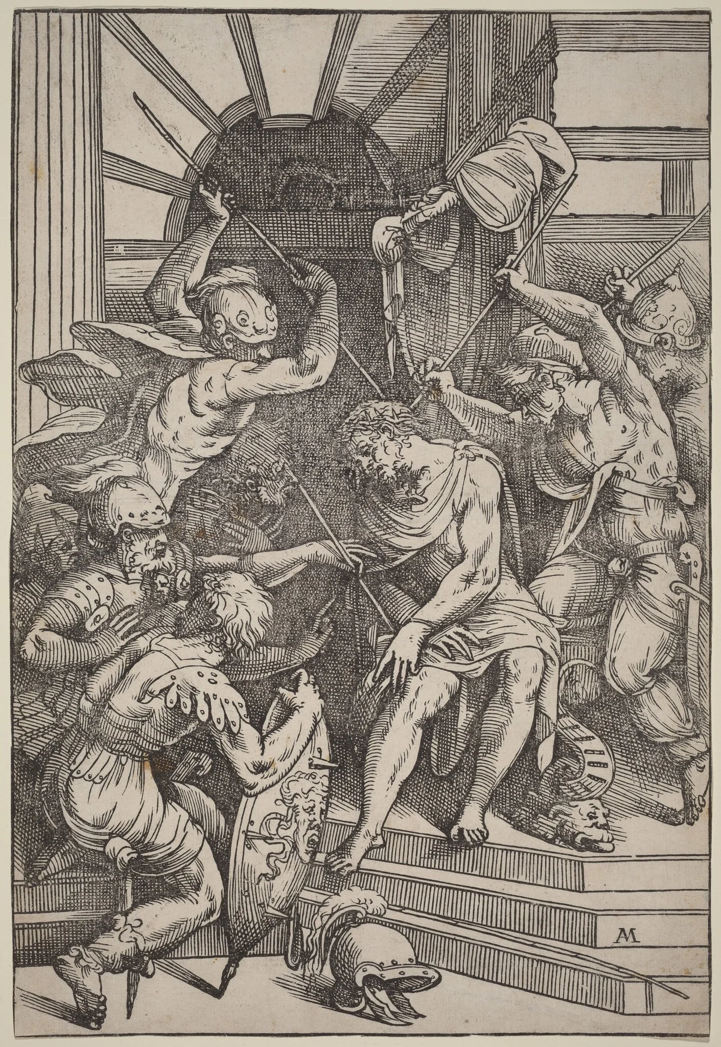 Christ Crowned with Thorns, detail