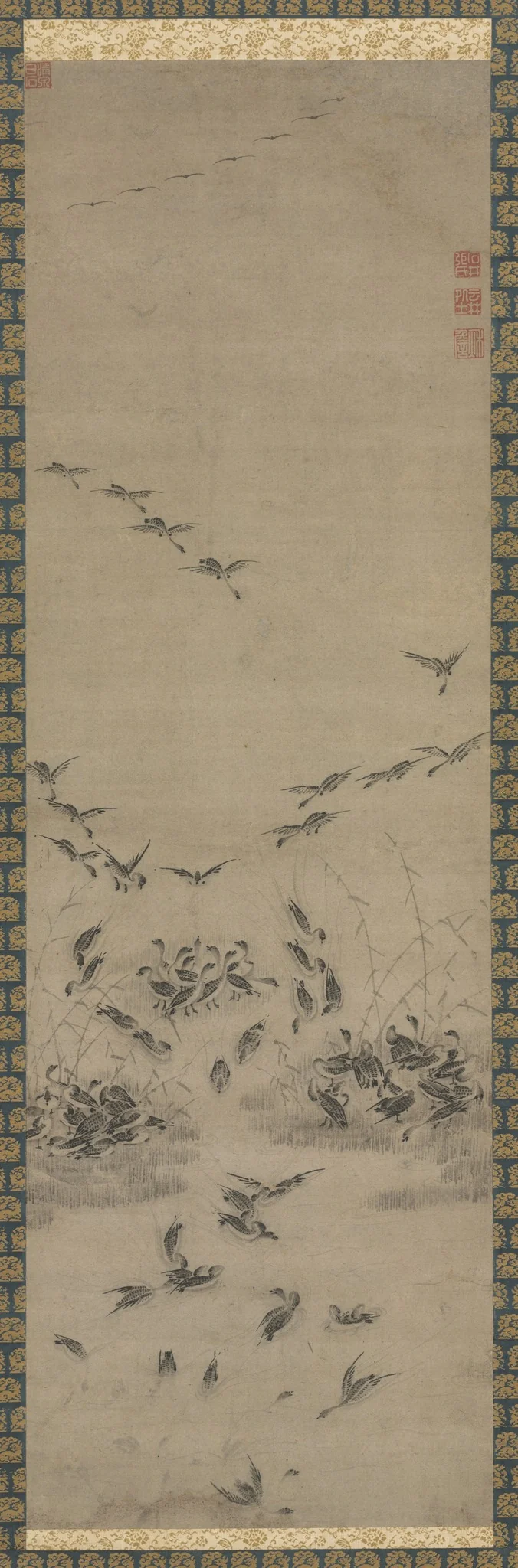 Geese Returning Home, detail