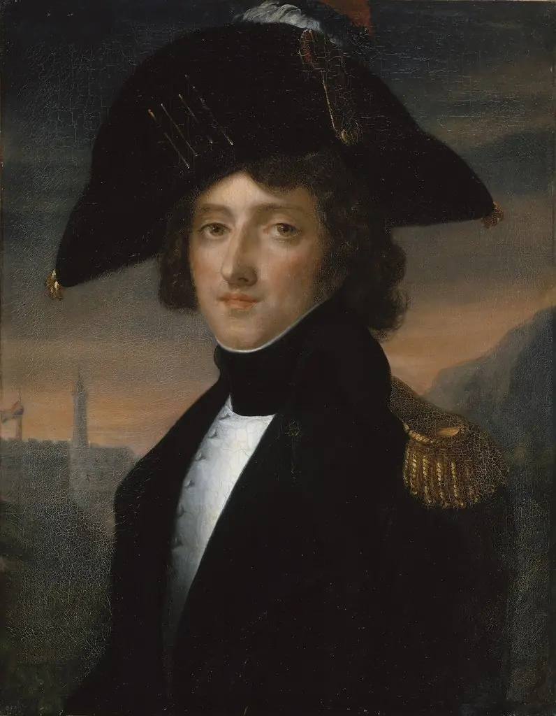 Louis Gabriel Suchet, duc d'Albuféra, chef de bataillon à la huitième demi-brigade en 1795, by Joseph Albrier, oil, 1843
