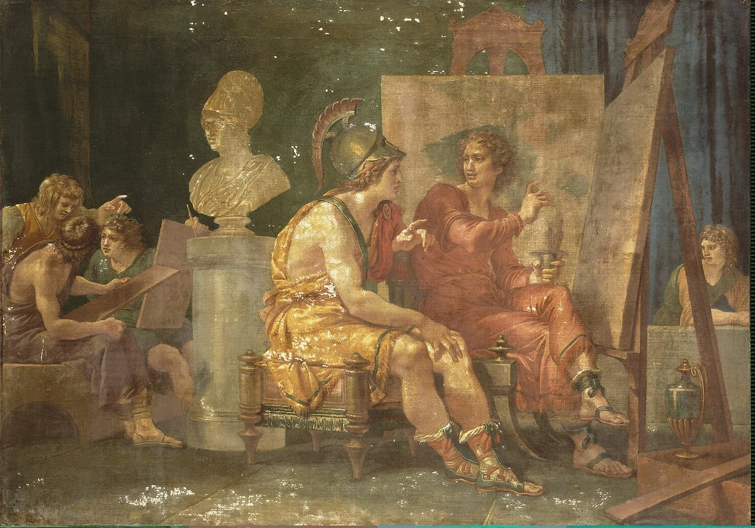Alexander the Great in the Workshop of Apelles, detail