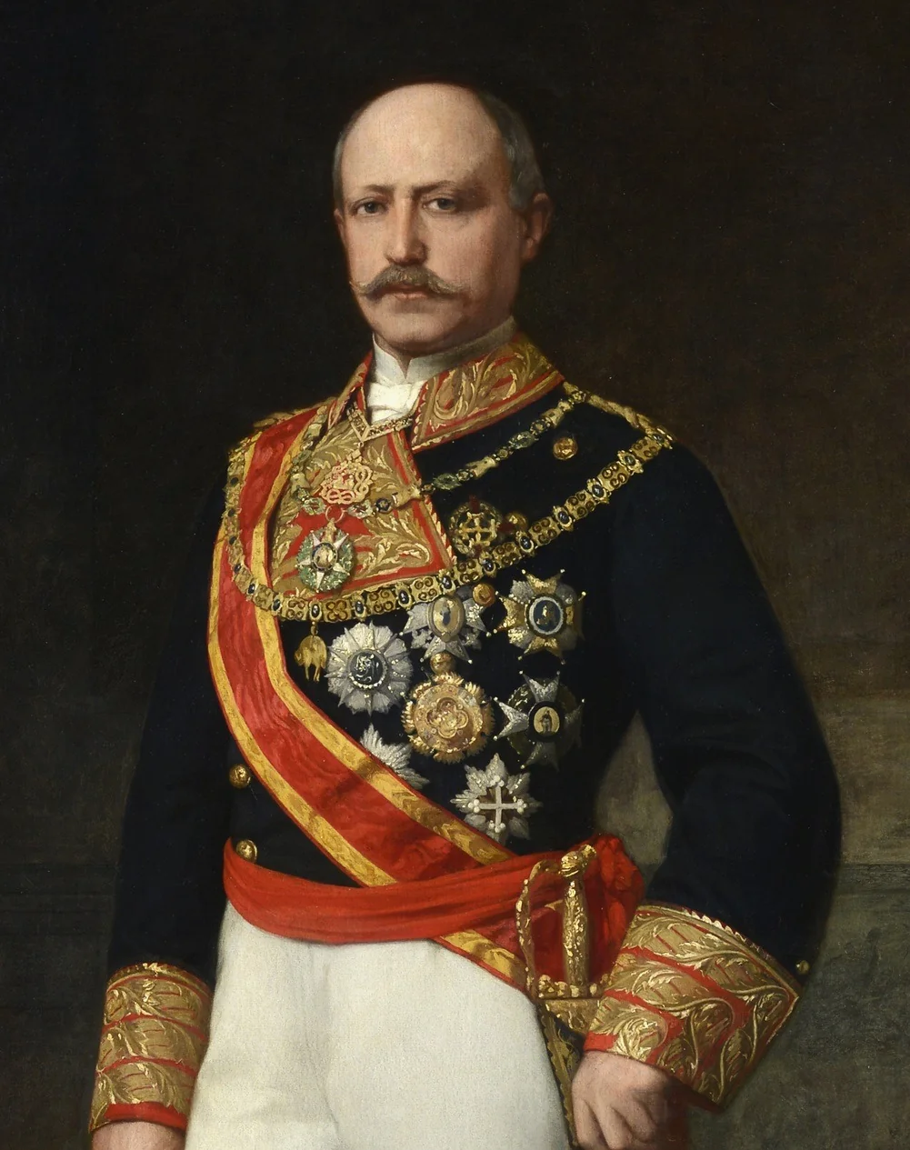 El capitán general Francisco de Serrano y Domínguez I duque de la Torre, detail