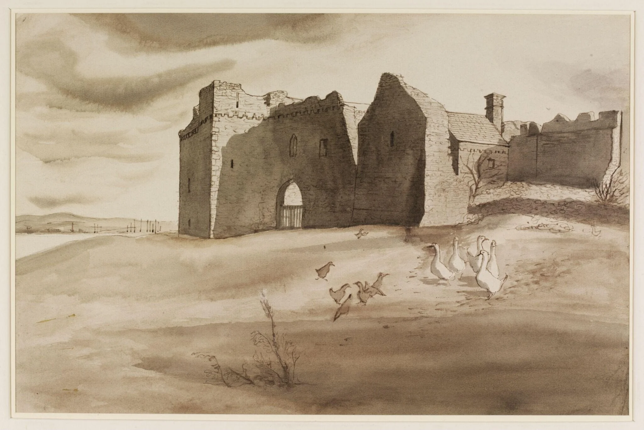 Weobley Castle, Gower, Glamorganshire, detail