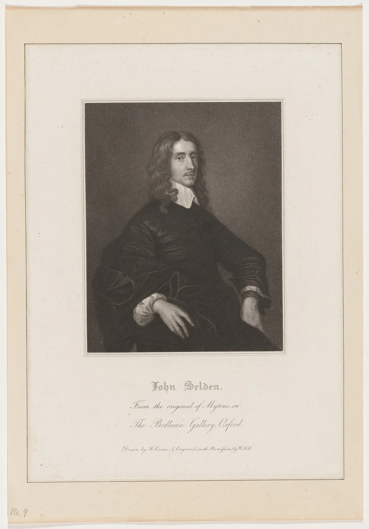John Selden, Jurist and Antiquary, detail
