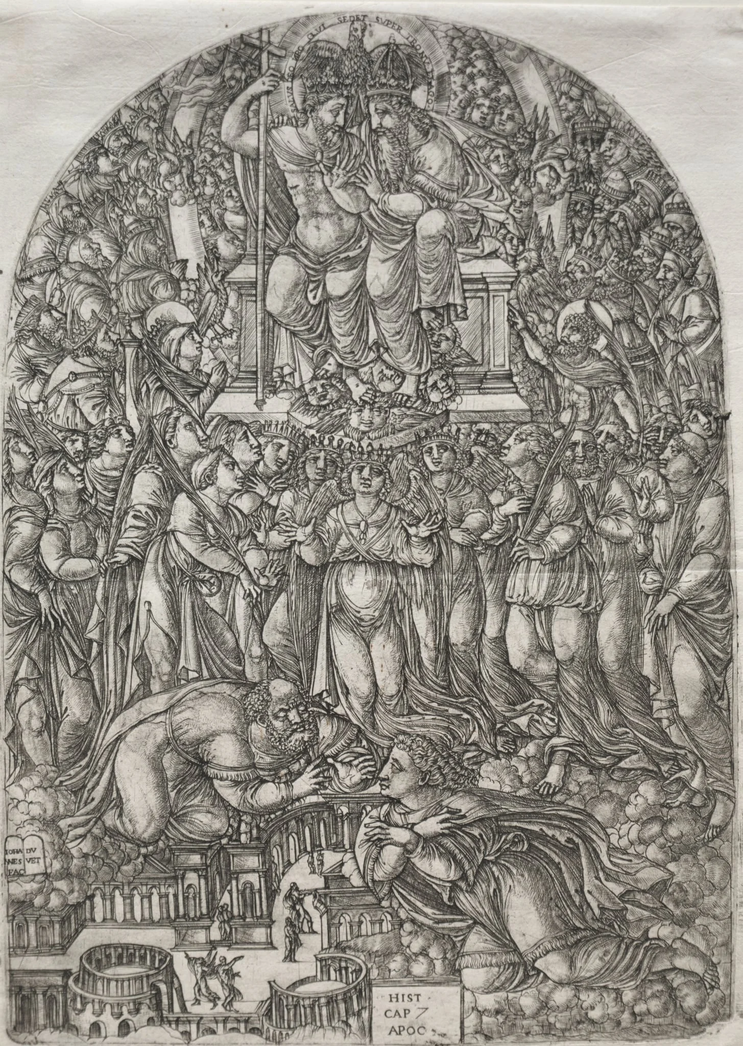 The Apocalpse: An Innumerable Multitude which stand before the Throne, detail