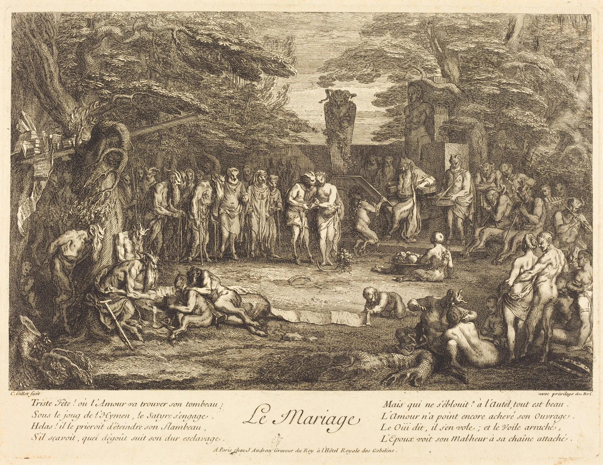 Le Mariage (Marriage), detail