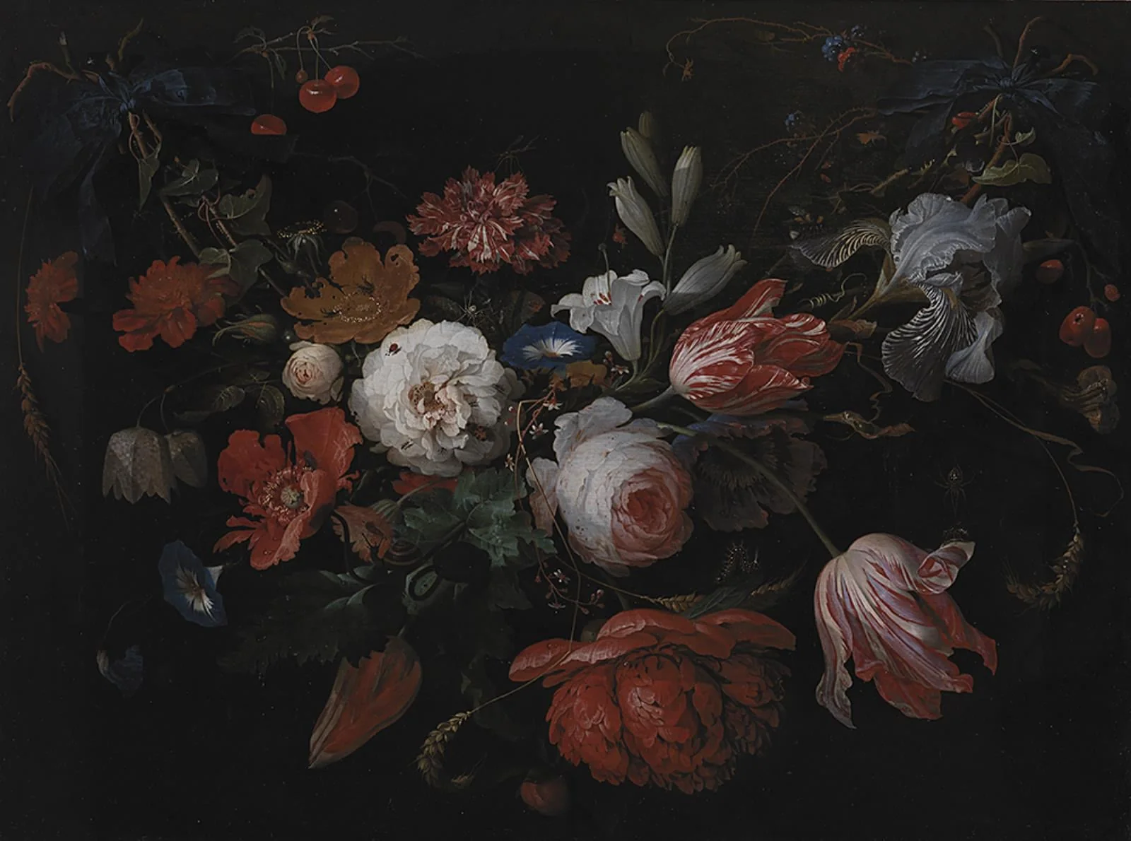 A Garland of Flowers, detail
