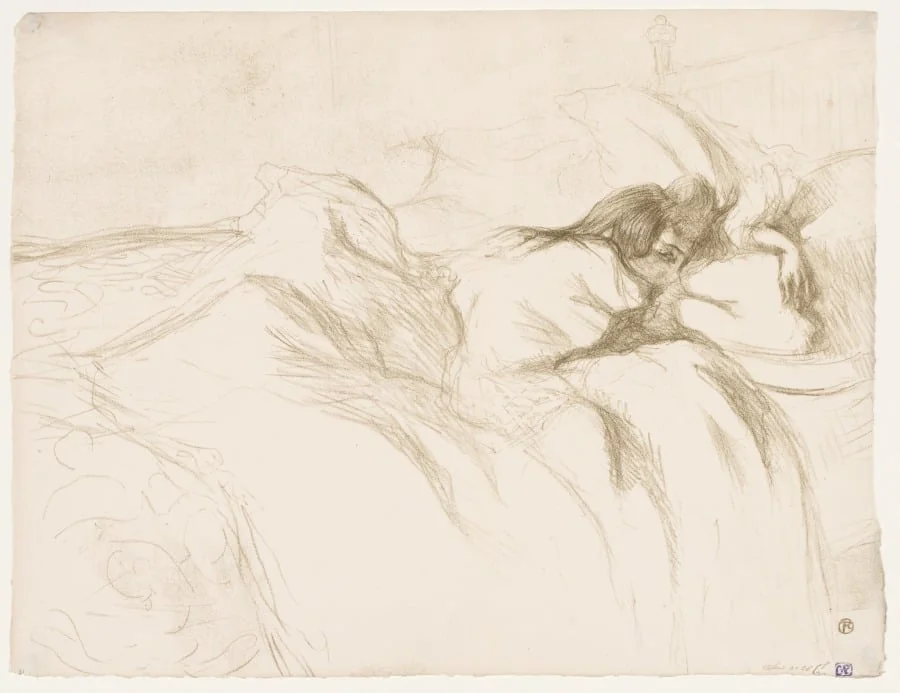 Elles: Woman Sleeping, detail