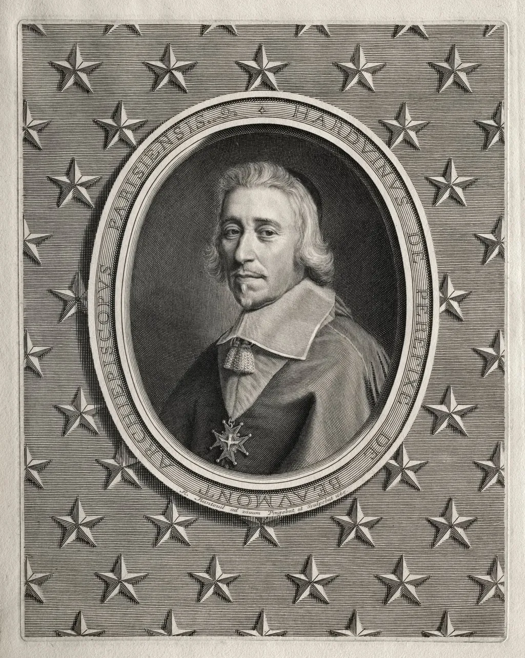 Hardouin de Péréfixe de Beaumont, by Robert Nanteuil, 1665