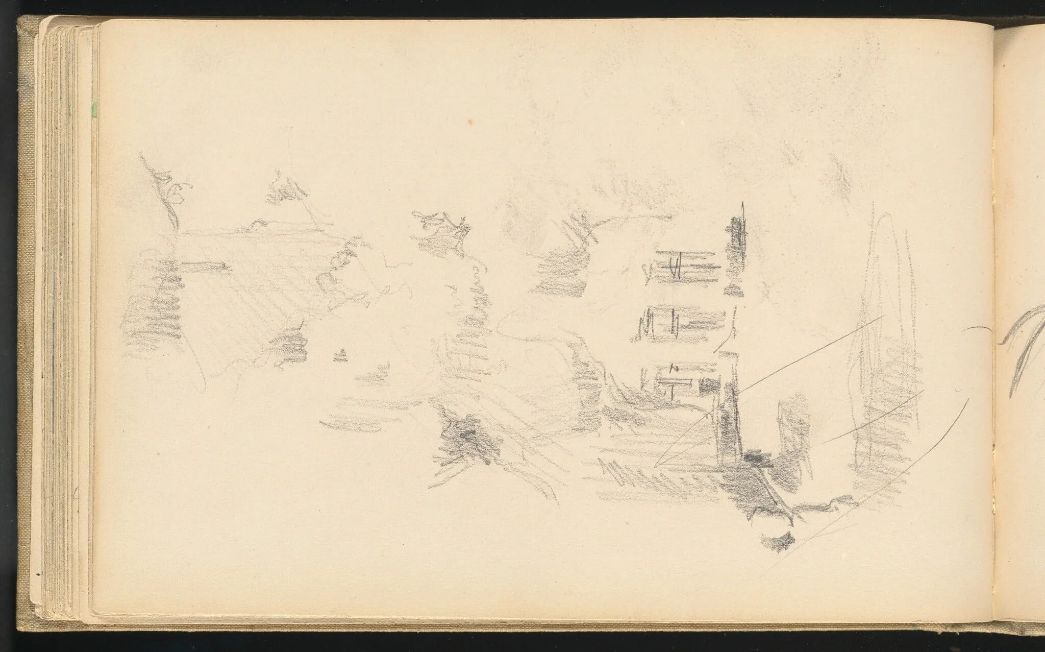 House Surrounded by Vegetation, detail
