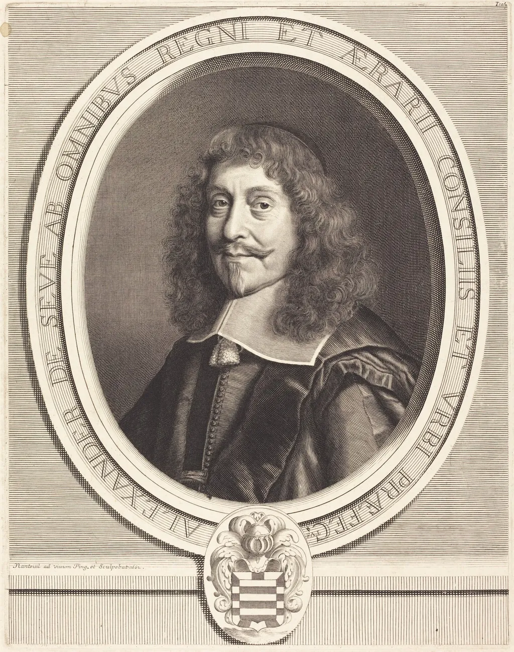 Alexander de Seve, by Robert Nanteuil, ink, 1662