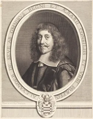 Alexander de Seve, by Robert Nanteuil, ink, 1662