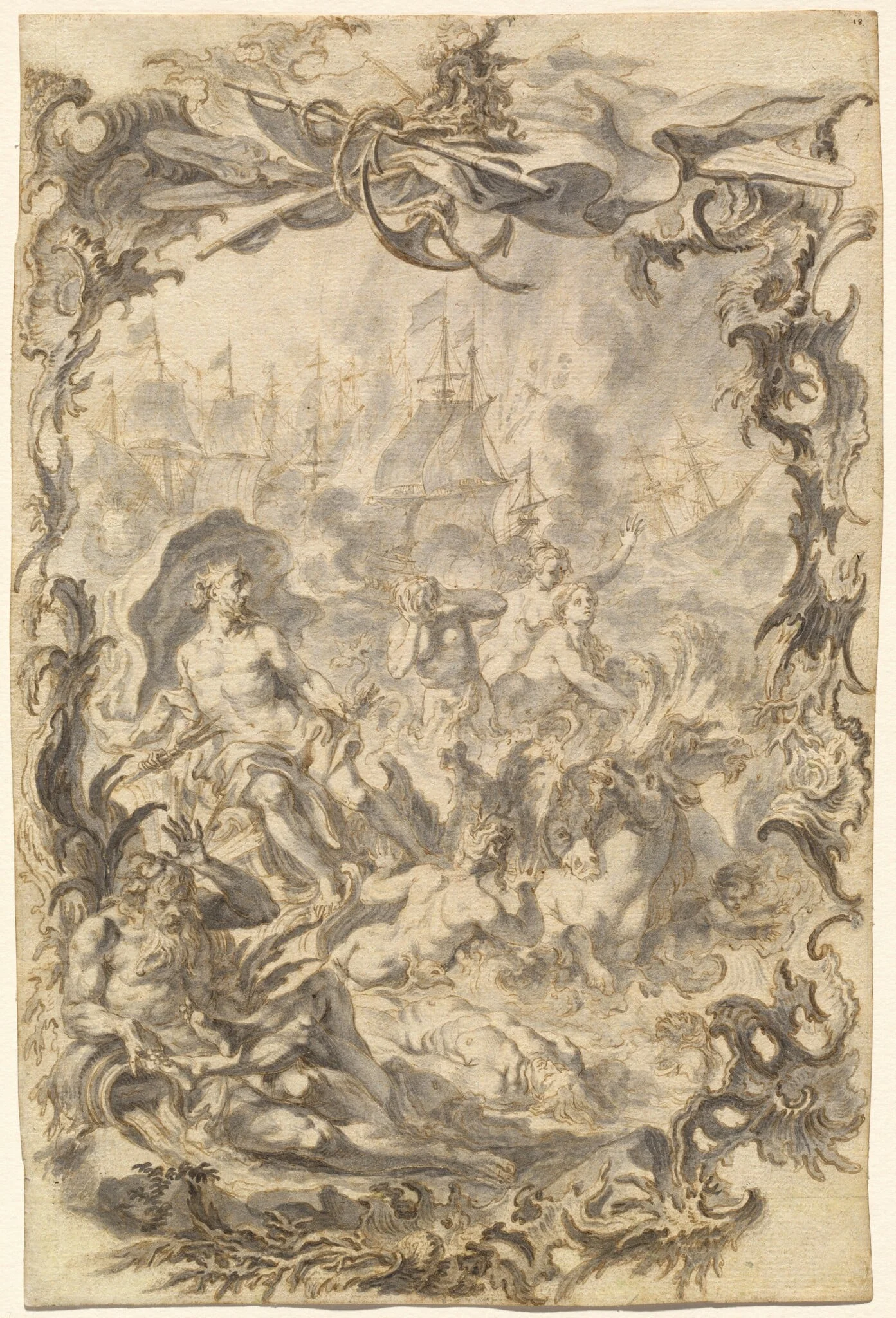 The Horrors of War: A Sea Battle, detail