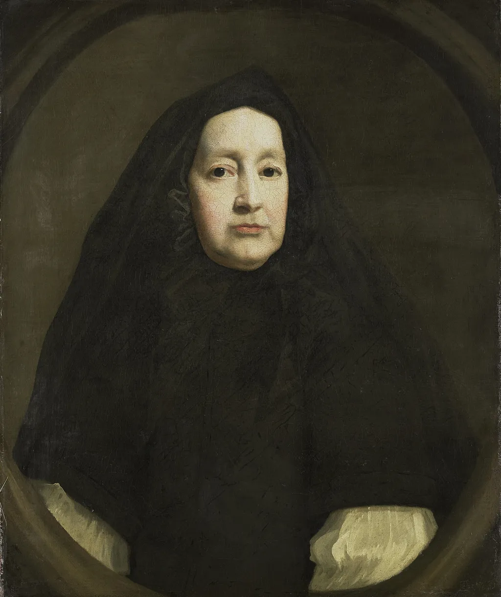 Portrait of Katharine Elliot (died 1688), Dresser of Duchess Anne of York and First Woman of the Bedchamber of Queen Mary of Modena, the first and second Wives of James II of England, respectively, by John Riley, oil