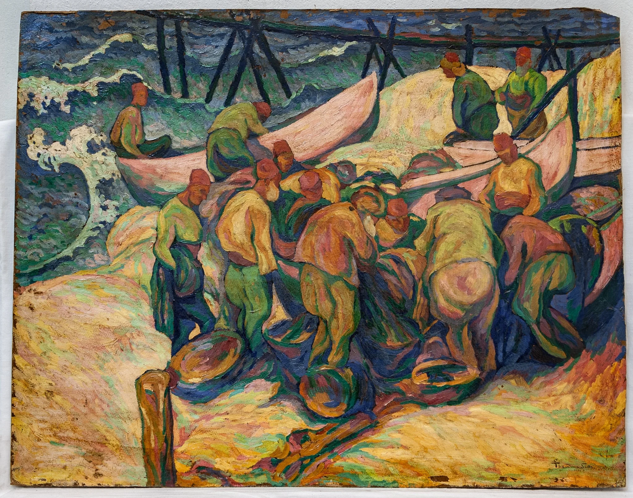 Pescari turci, detail
