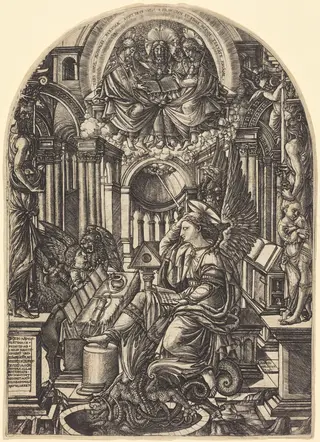 The Revelation of Saint John the Evangelist, by Jean Duvet, ink, 1555