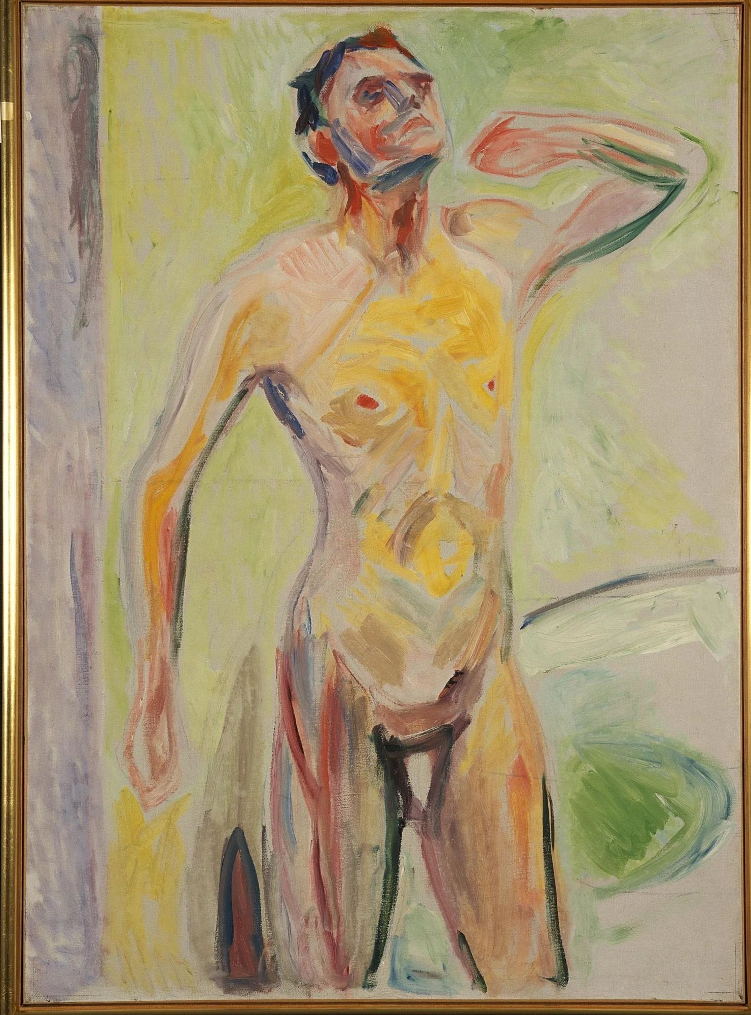 Male Nude, detail
