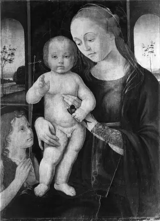 Madonna and Child with the Young St. John the Baptist, by Biagio d'Antonio, oil