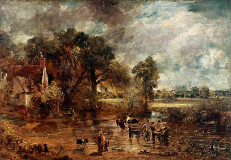 The Hay Wain (full-scale study), detail
