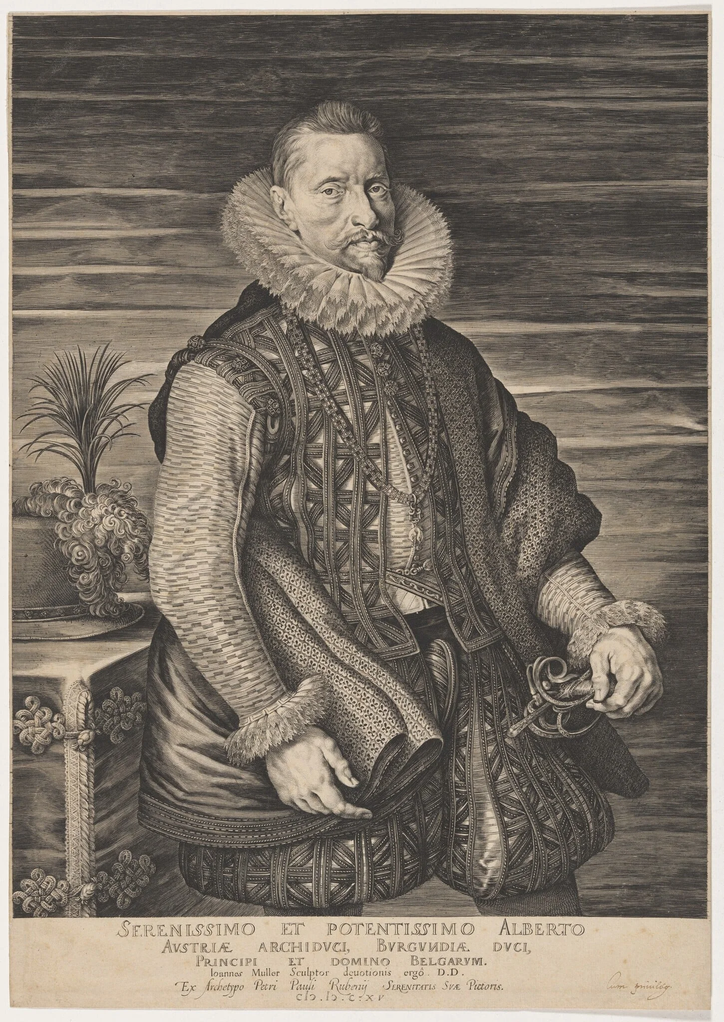 Albert, Archduke of Austria, detail