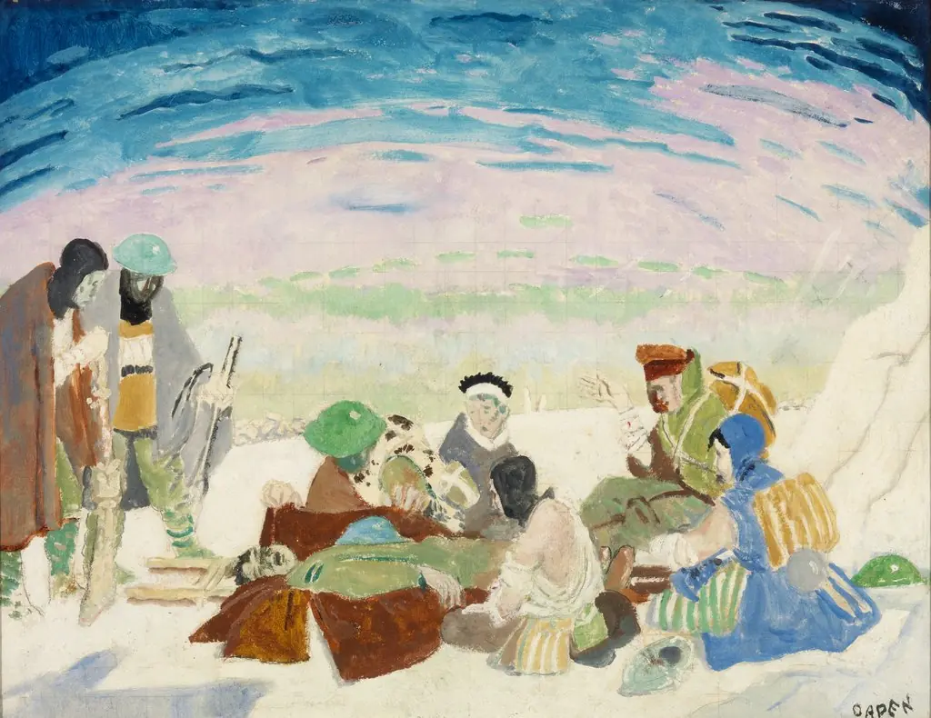 Death in the Snow, by William Orpen, unspecified, 1914