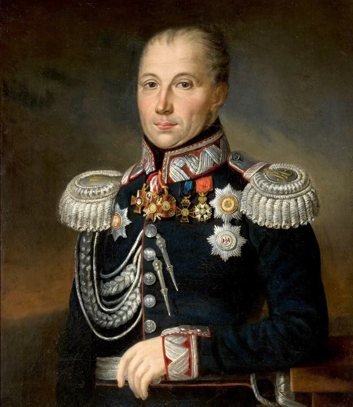 Portrait of General Stanisław Potocki, detail